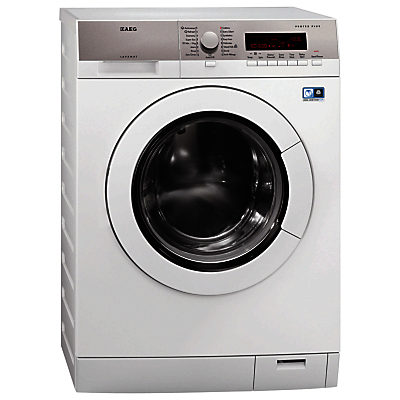 AEG L87680FL Freestanding Washing Machine, 8kg Load, A+++ Energy Rating, 1600rpm Spin, White AEG L87680FL Freestanding Washing Machine, 8kg Load, A+++ Energy Rating, 1600rpm Spin, White